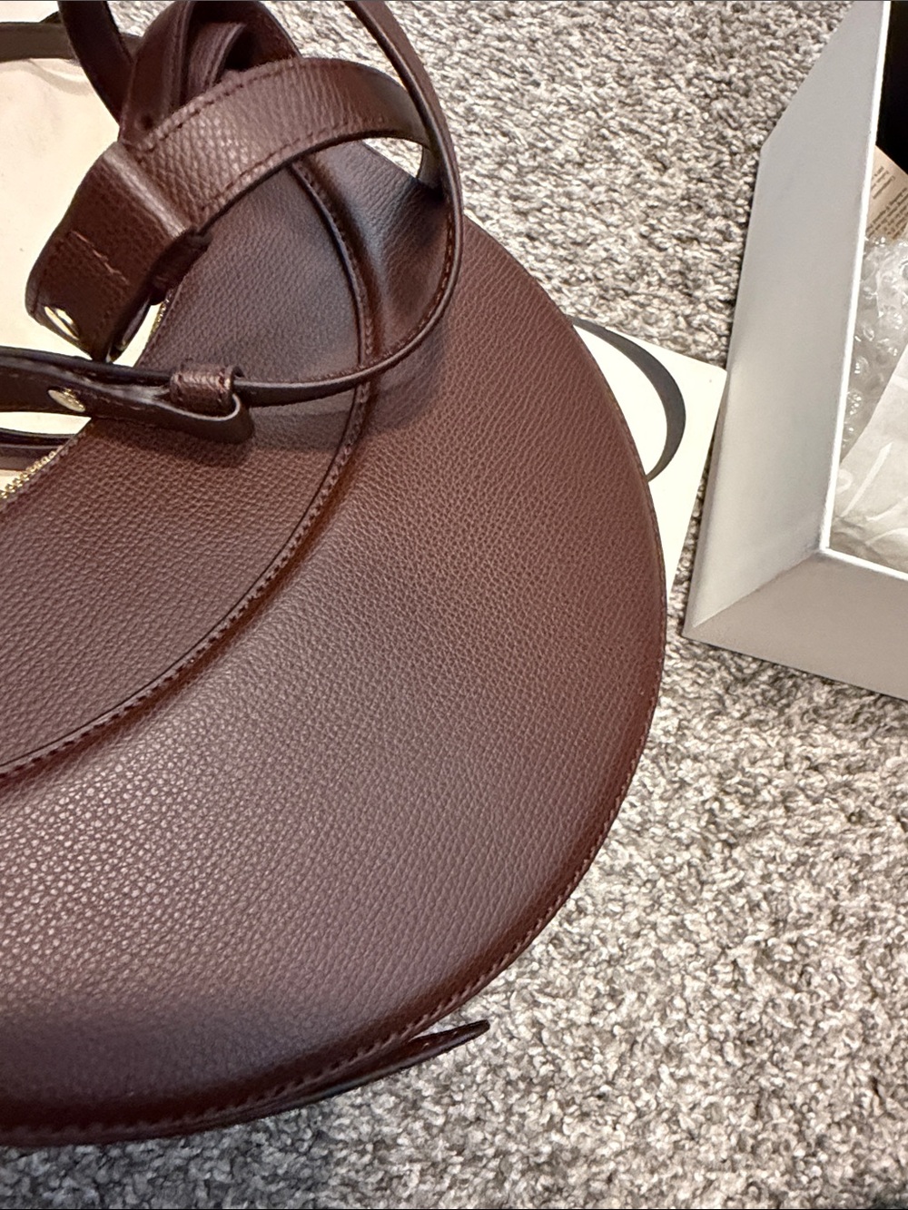 Polene numero dix textured sandalwood purse bag - Picture 12 of 14